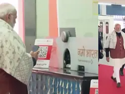 PM Modi inaugurates Delhi's first 'Namo Bharat' train