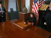 'Not my nature': Harris vows not to back down after loss to Trump
