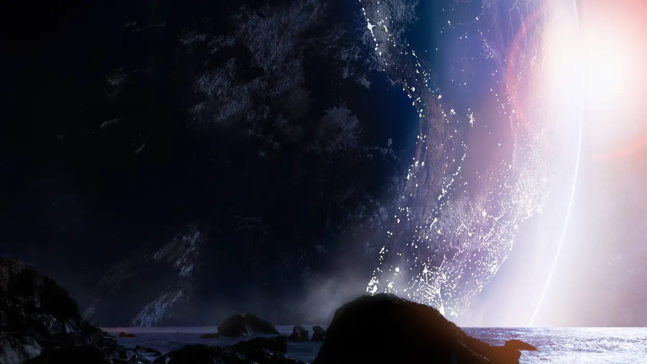 The Tower of Brahma, a puzzle that dictates when the world will end. 'With a thunderclap...'