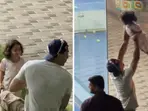 Ranbir Kapoor plays with daughter Raha wearing a floral hairband, watch 'peak girl dad moment' here