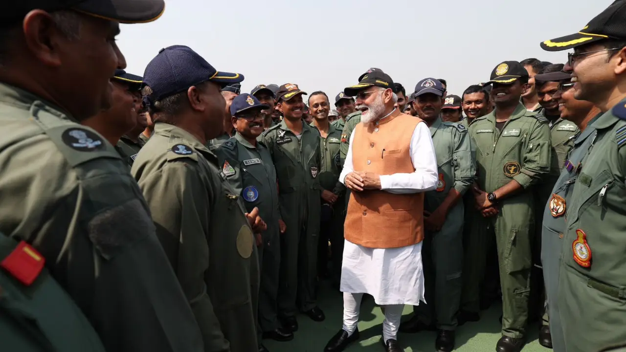 PM Modi visits Adampur; the Indian Air Force base targeted in Pak strikes - See Pics