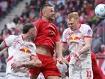 Anticlimax! RB Leipzig score stoppage time goal as Harry Kane and Bayern Munich made to wait for Bundesliga title