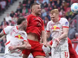 Anticlimax! RB Leipzig score stoppage time goal as Harry Kane and Bayern Munich made to wait for Bundesliga title