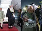 Watch | PM Modi personally receives Qatar’s Amir at Delhi airport ahead of bilateral talks