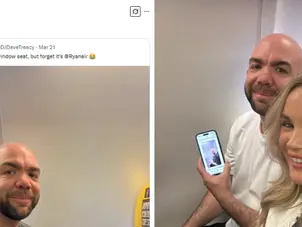 Netizens school budget airline Ryanair for body shaming passenger sporting a bald look