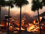 Los Angeles wildfire engulfs Hollywood, Biden cancels Italy trip