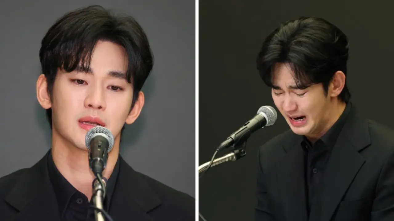 Kim Soo Hyun gets emotional in first press conference since Kim Sae Ron dating scandal Kim Soo Hyun gets emotional in first press conference since Kim Sae Ron dating scandal