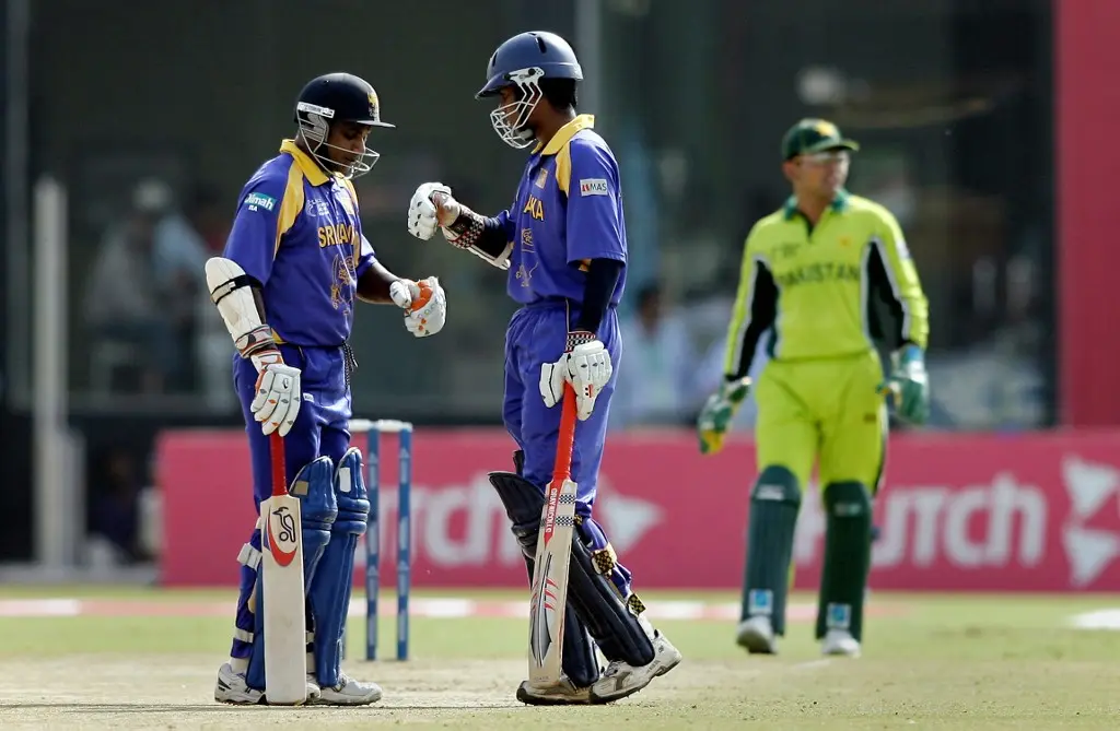 4. Sanath Jayasuriya and Upul Tharanga (286 runs vs England)