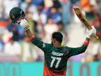 Champions Trophy 2025: Bangladesh’s Hridoy beats heat, cramps to hit maiden ODI ton against India