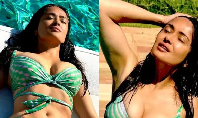 Age is just a number! Salma Hayek, 58, slays in jaw-dropping bikini as she makes Sports Illustrated Swimsuit cover debut