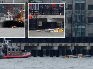 Hudson helicopter crash: Six people, including three children, killed after sightseeing chopper crashes in river