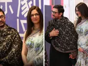 Aamir Khan walks the red carpet with girlfriend Gauri Spratt at Macau Comedy Festival, see pics