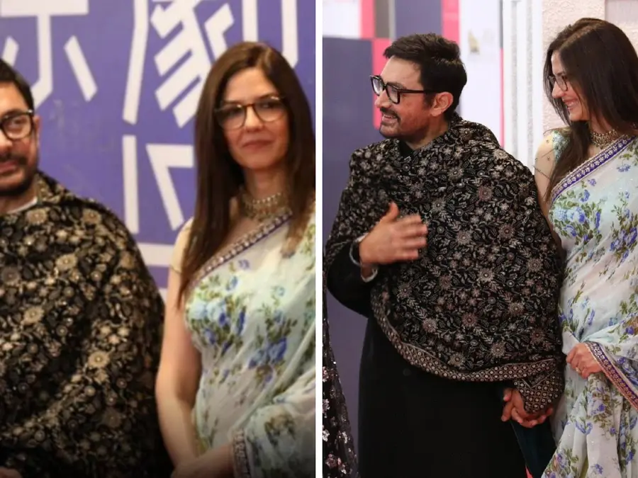 Aamir Khan walks the red carpet with girlfriend Gauri Spratt at Macau Comedy Festival, see pics
