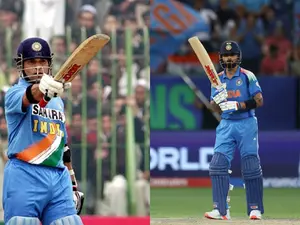 Champions Trophy, IND vs PAK: 16 years apart - Kohli does a Sachin as he reaches 14k ODI runs
