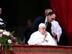 Pope Francis greets crowds, delegates Easter Mass service to high-ranking cardinal