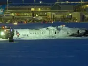 WATCH: CCTV footage shows Delta Air Lines plane crash-landing at Pearson Airport