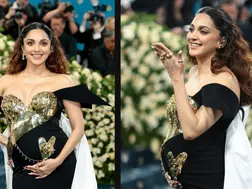 Kiara Advani sports baby bump at the Met Gala red carpet