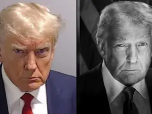 Trump's inauguration portrait is recreated version of his 2023 mugshot? Internet says so