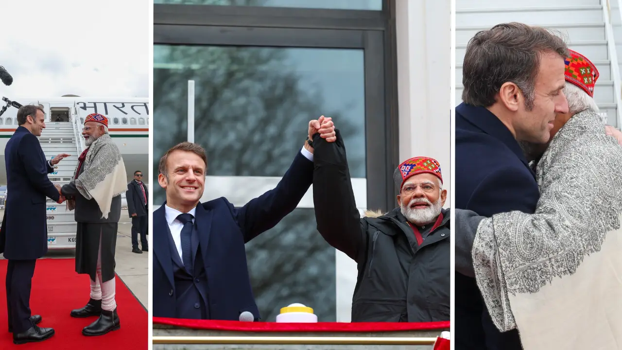 Macron escorts Modi to airport: How Indo-French ties got a boost from Indian PM’s visit Macron escorts Modi to airport: How Indo-French ties got a boost from Indian PM’s visit