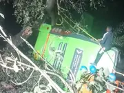 Bus travelling from Mata Vaishno Devi to Delhi skids off-road near Jammu; driver dead, 17 injured