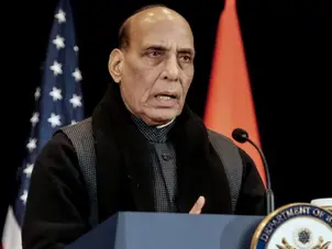 From Sangam dip to temple prayers: Rajnath Singh embraces Maha Kumbh spirit