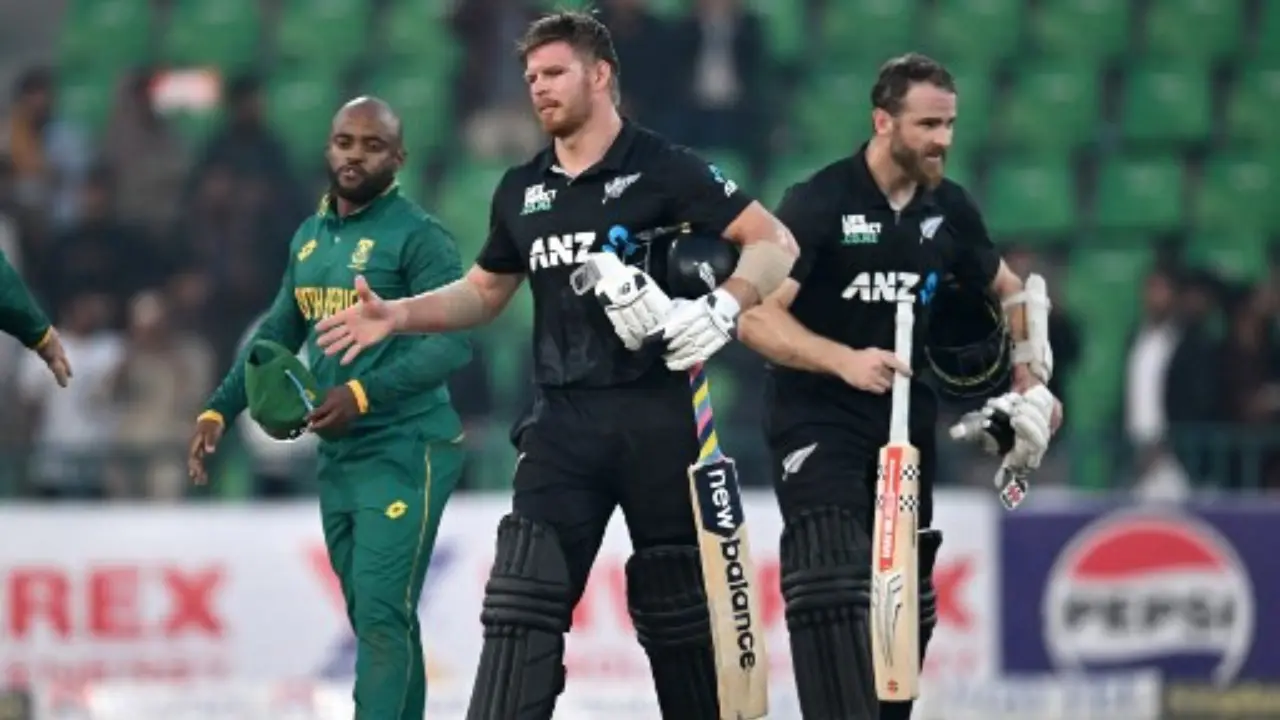 Kane Williamson's century guides New Zealand into final despite Breetzke's record Kane Williamson's century guides New Zealand into final despite Breetzke's record