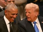 Trump mocks Harris with parody video of his conversation with Obama at Carter's funeral; 'I knew you'd win'