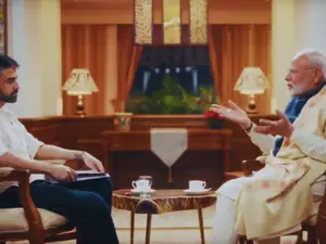 'A completely new world...,' Indian PM Modi makes his podcast debut