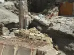 Lavish bathhouse unearthed in ‘once-in-a-century’ find from ancient Roman city of Pompeii