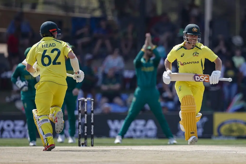 5. Travis Head and David Warner (284 runs vs Pakistan)
