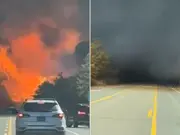Watch | Scary visuals emerge as state of emergency declared in New York’s Long Island amid wildfires