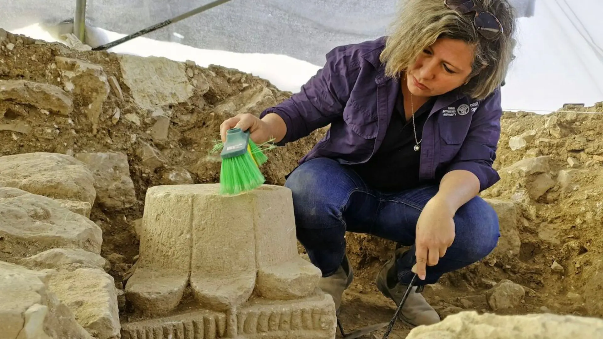 Jerusalem’s menorah-adorned stone capital unveiling rejuvenates the debate over Jewish historical claims