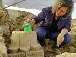 Jerusalem’s menorah-adorned stone capital unveiling rejuvenates the debate over Jewish historical claims