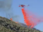 LA wildfires: What is pink coloured powder used by firefighters to battle flames