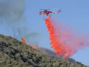 LA wildfires: What is pink coloured powder used by firefighters to battle flames