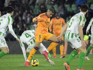 Real Madrid’s shock loss at Betis sees Atletico go top of La Liga table