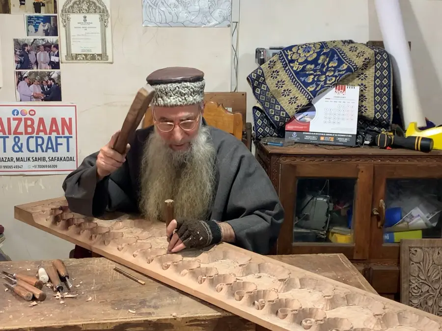 Kashmir’s centuries-old walnut wood carving craft dying a slow death