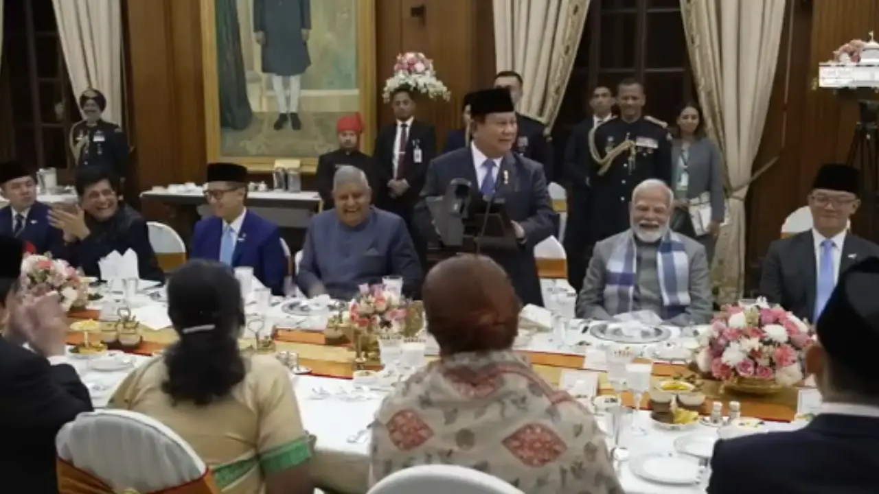 Watch | Modi, Dhankhar in splits after Indonesia's Subianto says he has 'Indian DNA'