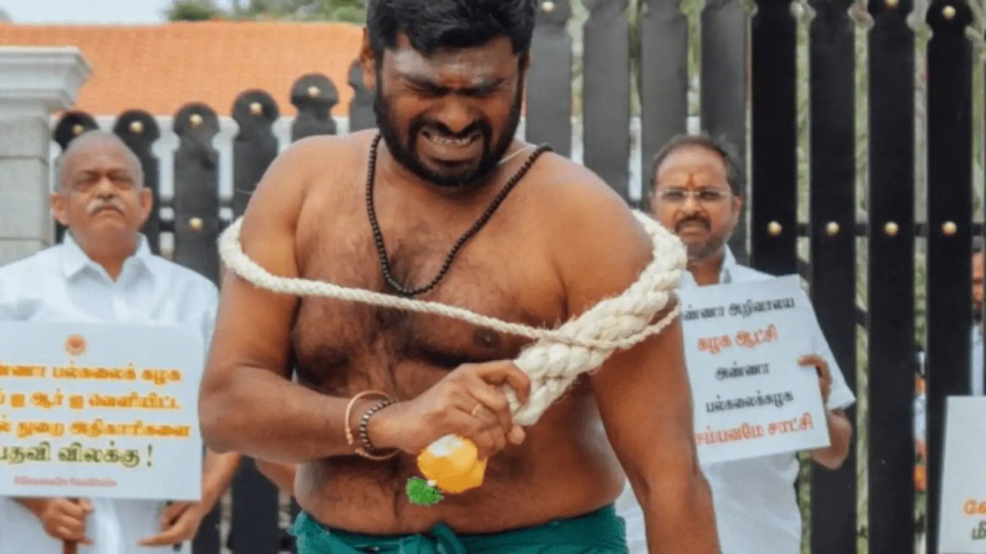 Video: Tamil Nadu BJP chief Annamalai whips himself over Anna University student's sexual assault