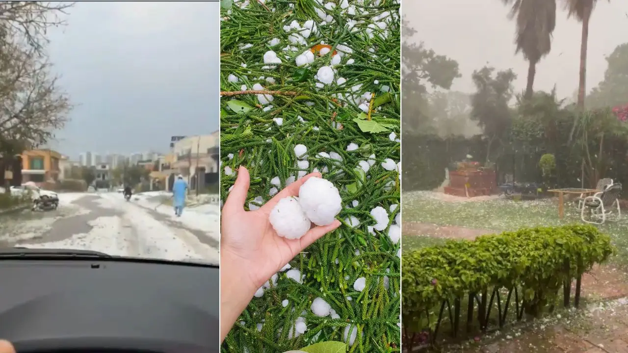 Vehicles damaged, windows shattered: ‘Insane’ hailstorm creates chaos in Pakistan’s Islamabad | WATCH