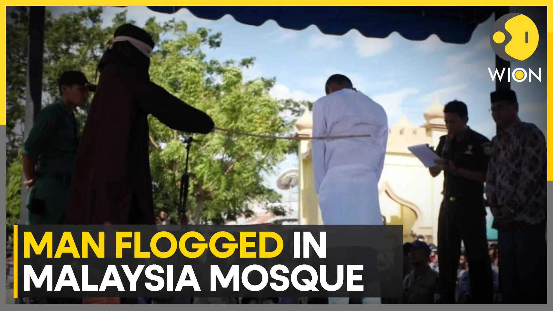 Malaysian man publicly flogged in mosque