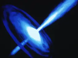 Supermassive black hole 12,500,000,000 light-years away is shooting jets towards Earth. What does it mean?