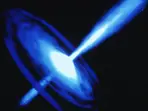 Supermassive black hole 12,500,000,000 light-years away is shooting jets towards Earth. What does it mean?