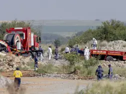 Hundreds of illegal miners trapped in abandoned South African mine, many dead