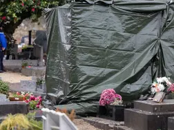 Grave of French far-right politician Jean-Marie Le Pen vandalised, says party
