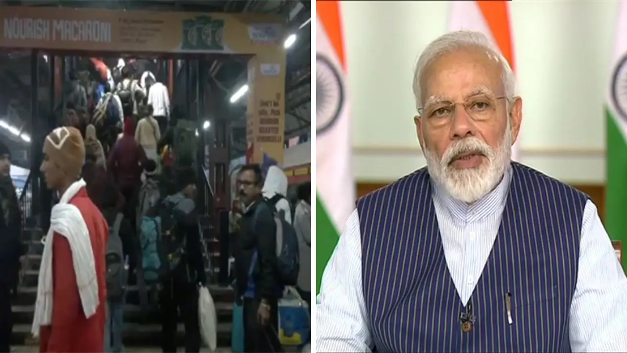 PM Modi expresses distress over New Delhi Railway Station stampede that killed 18 PM Modi expresses distress over New Delhi Railway Station stampede that killed 18