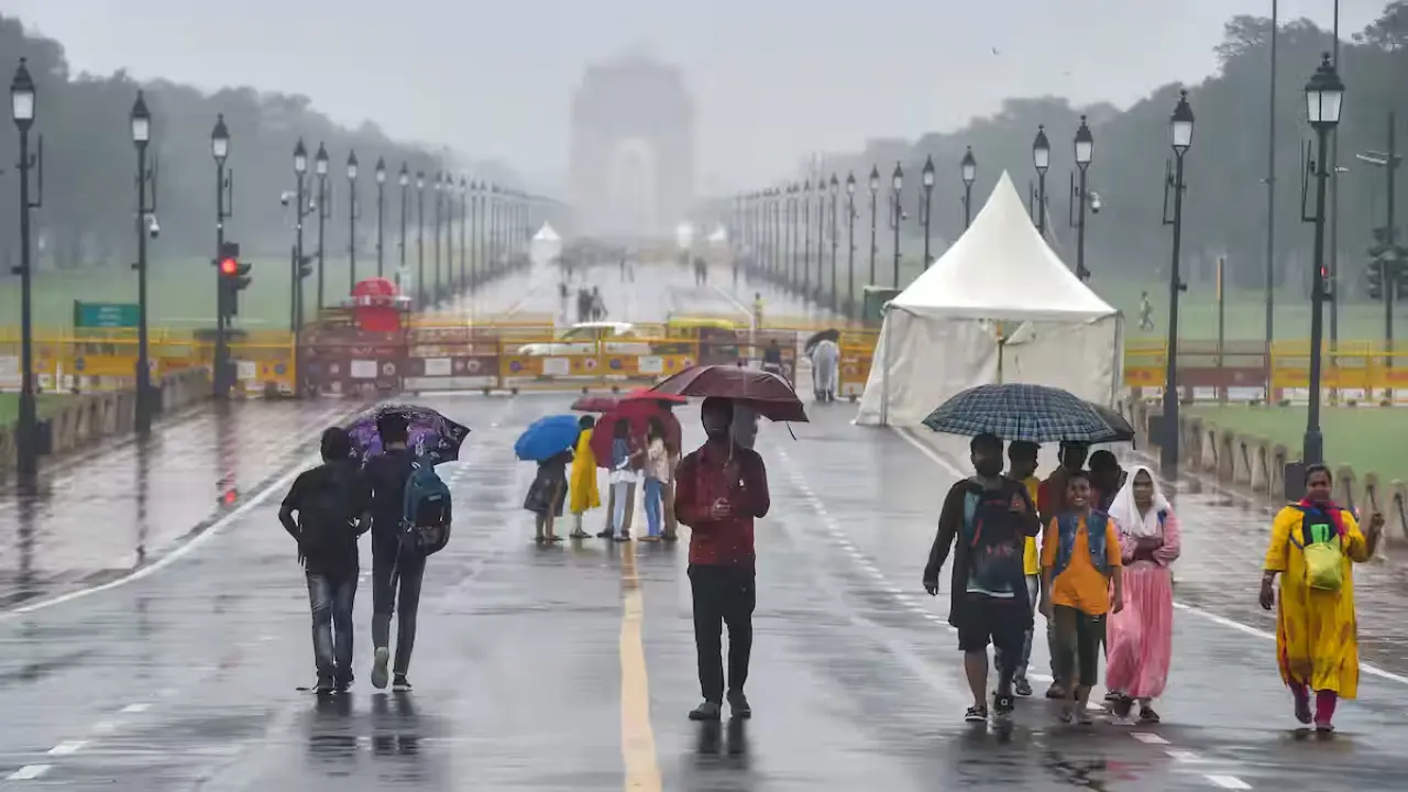 Delhi weather: Heavy rain brings respite from heat after dust storm deteriorated air quality