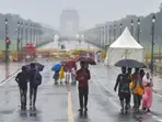 Delhi weather: Heavy rain brings respite from heat after dust storm deteriorated air quality