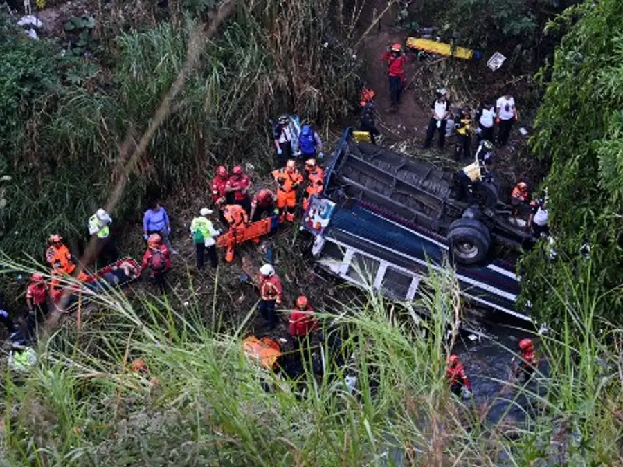 Massive bus crash in Guatemala City leaves 51 dead, rescue efforts underway