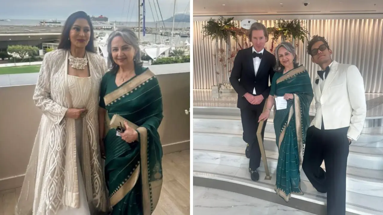 Indian icons Sharmila Tagore, Simi Garewal walk Cannes red carpet ahead of their film's premiere